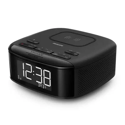$161 • Buy Philips FM DAB+ Alarm Clock Radio/Bluetooth/Wireless Qi 9W Charger/Charging Pad