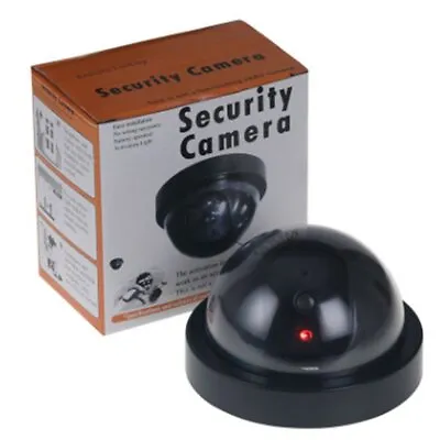 1 Fake Dummy Cctv Security Camera Flashing Led Indoor Outdoor Surveillance • £4.99