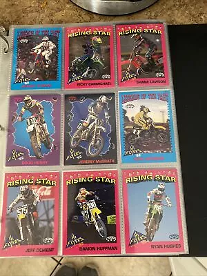 1992 Champs Hi Flyers 419 Cards Ricky Carmichael Jeremy McGrath Bob Hannah Honda • $100