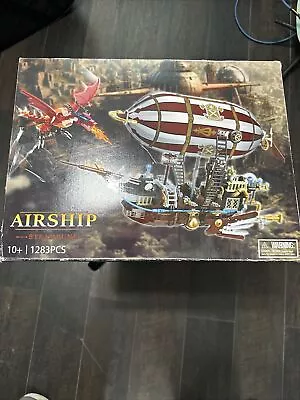 AoHu Airship Steampunk Building Brick Toy 10+ (1283PCS) Open Box • $50