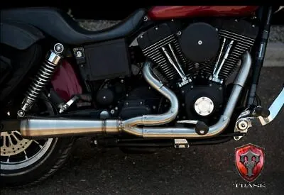 Trask Assault Stainless Steel  2 Into 1 Header Pipe Exhaust Harley Dyna 91-2005 • $1149.95
