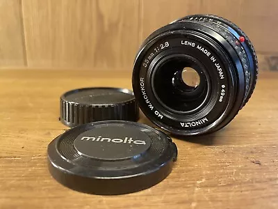 *Near Mint ++* Minolta MD W Rokkor 35mm F/2.8 Wide Angle Lens SR Mount From JPN • $179.99