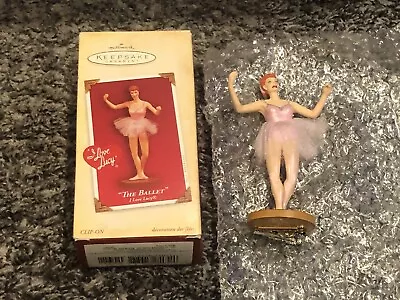 2004 HALLMARK KEEPSAKE ORNAMENT I LOVE LUCY THE BALLET In ORIGINAL BOX • $14.99