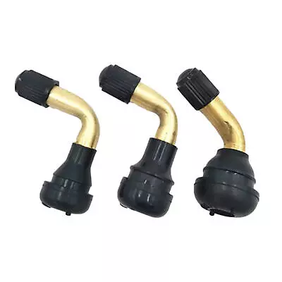 4x PVR60 Motorcycle Tubeless Tire Valve Stems Right Angle 90 Degrees Pull-In • $6.74