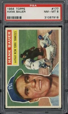 1959 Topps #177 Hank Bauer PSA 8 • $185