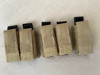 Lot Eagle Industries 45 Pistol FB Mag Pouch Khaki DEVGRU Navy SEAL Allied MLCS • $65