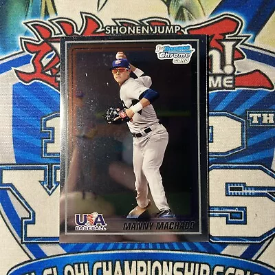 2010 Bowman Chrome USA Baseball #USA18-BC10 Manny Machado RC Rookie • $1.99