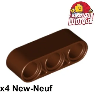 £2.02 • Buy Lego Technic 4x Liftarm 1x3 Thick Thick Brown/répugnant Brown 32523 New
