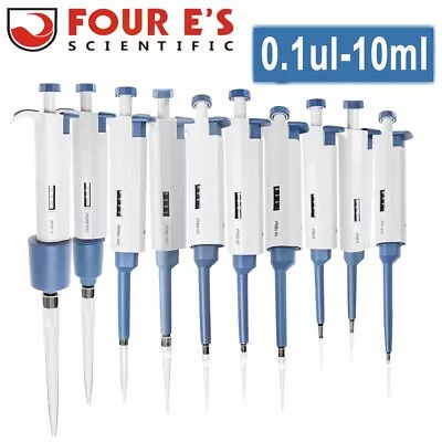 $29.99 • Buy 0.1ul-10ml Lab Single Channel Pipettors Adjustable Micropipette Volume Pipette