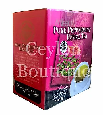 Mlesna Pure Peppermint Herbal Tea  - Ceylon Tea In Luxury Tea Bags • $5.50