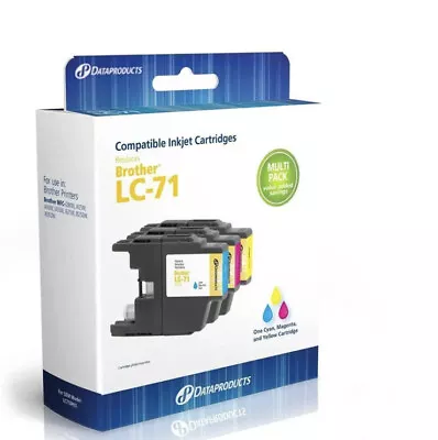 Ink Cyan/Magenta/Yellow 3-Pack Standard Ink Cartridges - LC71 Ink • $6.49