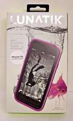 $17.99 • Buy LUNATIK AQUATIK WATERPROOF Case For IPhone 6/6S 4.7 Pink