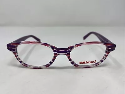 Catimini CA AA186 C72 45-17-125 Purple Stripe Full Rim Eyeglasses Frame -328 • $50