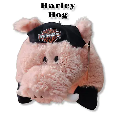 $17.99 • Buy Harley Davidson Biker Club Pink Cuddle Pal Hog Pillow Pet Plush 2011