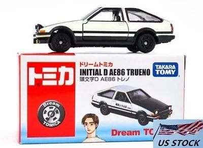 1:64 Initial D AE86 Diecast Car Takara Tomy Dream Tomica Trueno 藤原とラふ店 • $16.99