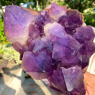 5.66LB Natural Amethyst Point Quartz Crystal Rock Stone Purple Mineral Spe • $0.99
