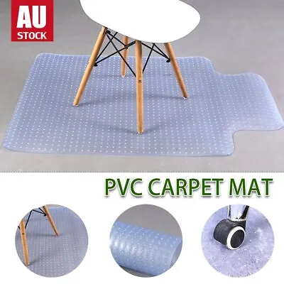 $28.90 • Buy Chair Mat Carpet Hard Floor Protectors Home Office Room Computer Work PVC Mats