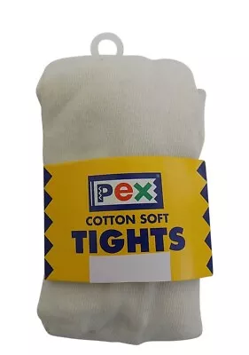 £6.99 • Buy Pex Cotton Soft Sunset One Pair Girl's Tights Colour Cream