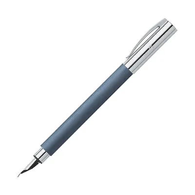 Faber-Castell Ambition Fountain Pen In Blue Resin - Medium Point - NEW In Box • $80