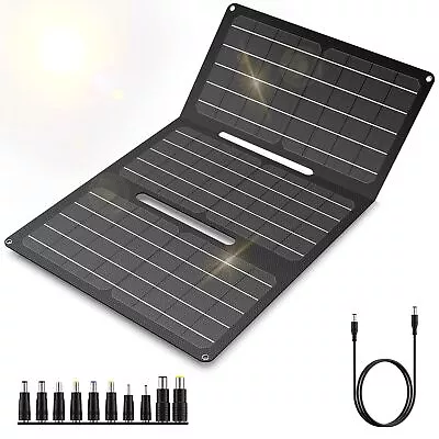 30W Portable Foldable Solar Panel Charger 12V Waterproof For Outdoor Camping • $84.36