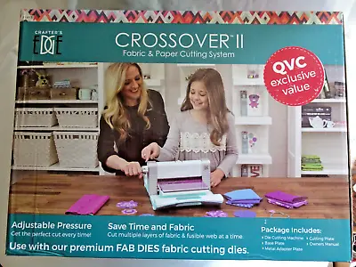 Crafters Edge Crossover II Fabric & Paper Cutting System From QVC - BNIB • £179.95