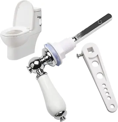 Ceramic Toilet Flush Handle Toilet Handles Flush Lever Traditional Victorian WC • £14.57