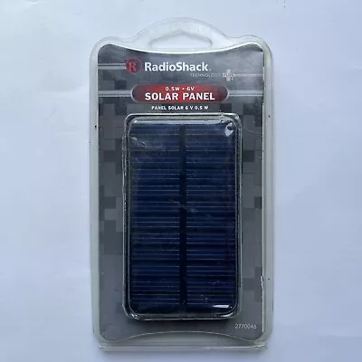 RadioShack 6v 0.5 Watts Solar Cell Energy Module Wire Tinned Leads 2770046 NEW • $7.89