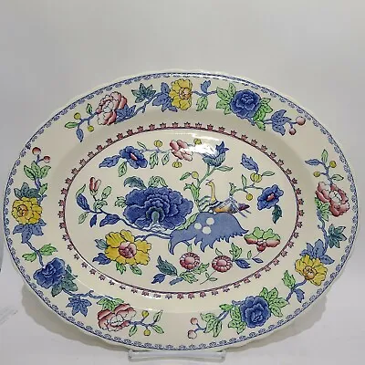 MASON'S Regency Colonial Patent Ironstone Large Oval 15.5  Platter England New • $70