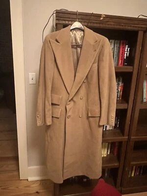 $800 • Buy Vintage Polo By Ralph Lauren 100% Camel Hair Overcoat - 39L