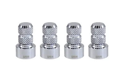 4 True Spike Chrome Aluminum Wheel Rim Air Valve Stem Cover Cap For Mitsubishi • $25.95