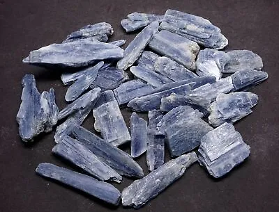 Kyanite 1/2 LB Box Rough Natural Blue Blade Crystals Wholesale Gemstone Specimen • $14.95