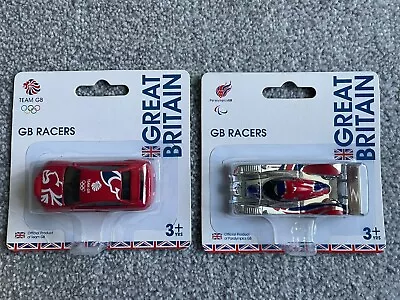 2 X 2012 Olympics GB Racers CORGI Cars. NEW & Sealed • £4