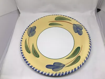 Maxam Mediterranean Dinner Plate Made In Italy 10-1/4 Inches Hand Painted • $80