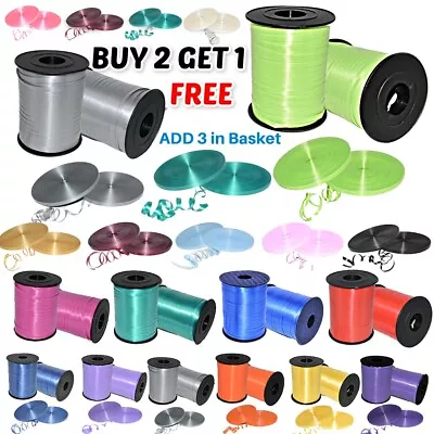 £1.49 • Buy Balloons CURLING RIBBON Helium Tie BIRTHDAY String RIBBONS Colour Party Decor UK