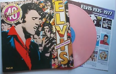 £7.95 • Buy  Elvis's 40 Greatest . RCA. 1978. 2 X LP. Pink Vinyl + Orig 4 Page A4 Catalogue.