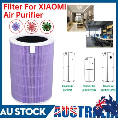 Air Purifier Filter For Xiaomi Mi Purifier 1 2 2S 3 Pro Filter HEPA Replacement • $22.89