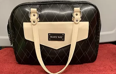 Mary Kay Black/Ivory Consultant Travel Bag Carry On W Removable Organizer Tote • $24.99