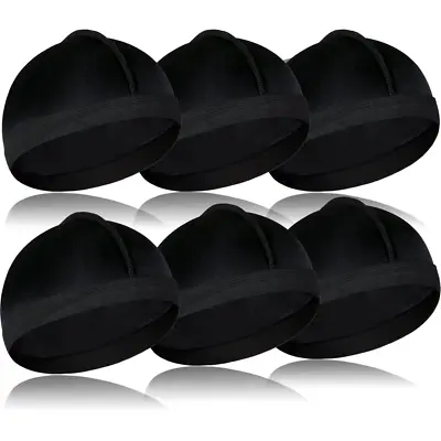 6 Pieces Wave Cap For Men Silky Durags Elastic Band Wave Caps For 360 Waves New • $14.32