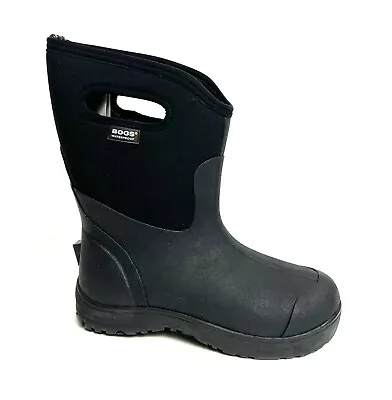 Bogs Men's Ultra Mid Waterproof Winter Boots Black Size 9 M • $120