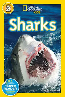 National Geographic Readers: Sharks! (Science Reader Level 2) - Paperback - GOOD • $3.78