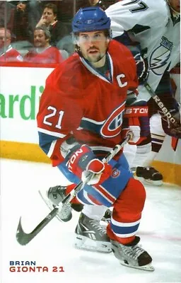 Brian Gionta 2010-11 Montreal Canadiens Postcard • $2