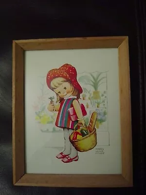 Vintage Framed Mabel Lucie Atwell Print • £4.99