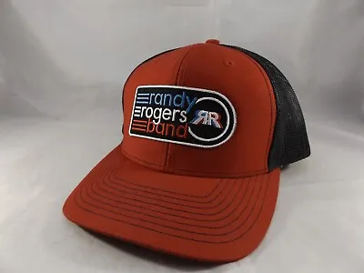 $19.99 • Buy Randy Rogers Band Snapback Mesh Patch Logo Red Black Richardson Hat Cap
