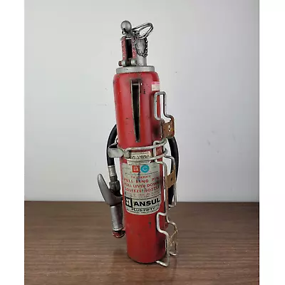 Vintage 1960's Ansul Plus Fifty Class B C Dry Chemical Fire Extinguisher  EMPTY • $74.99