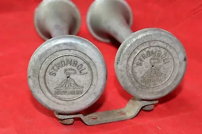 Vintage Stromboli Dual Air Horns Made In Italy Car Motorcycle Boat TESTED LOUD • $75