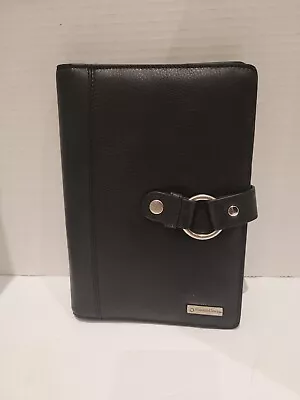 FRANKLIN COVEY Classic Planner Binder Organizer Leather Black • $43.46