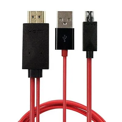 Premium MHL Micro USB To HDMI Adapter Cable For Samsung Galaxy S5 Active SM-G870 • $11.94