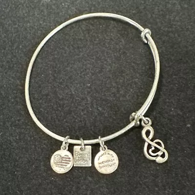 Alex And Ani Sweet Melody Treble Clef Charm Bracelet Music Note • $10