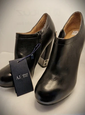 £100 • Buy Armani Women's Shoes, Black Leather, Size 3.5 (EU 36), Never Worn. RRP: £209