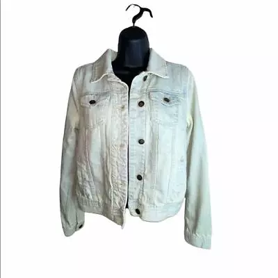 I Love H81 Light Wash Women’s Denim Jacket Size Medium • $14.24